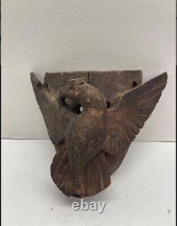 Early-Mid 20th Century Hand Carved Eagle Mask, Hidalgo-Mexico Region