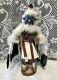 Genuine Navajo Handmade Hand Carved 14 -eagle Dancer Kachina Doll Signed