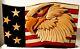 Hand Carved Container Box Hand Carved Eagle And Flag