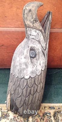 Hand Carved American Eagle Bowsprit