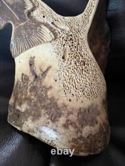 Hand Carved Bald Eagle Statue