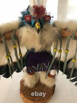 Hand Carved Eagle Dancer Kachina Doll Signed