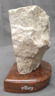 Hand Carved Native American Navajo Art Stone Eagle Sculpture Ron Goodluck