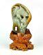 Hand Carved Nephrite Jade Eagle Statue Sculpture Hetian Seed Jade With Certificate