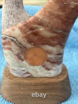 Hand Carved Onyx Eagle Native American