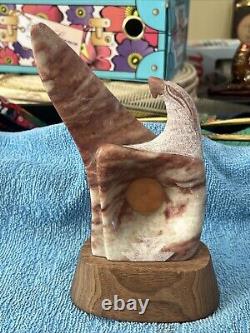 Hand Carved Onyx Eagle Native American