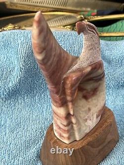 Hand Carved Onyx Eagle Native American