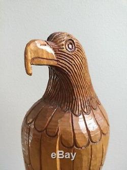 Hand Carved Wood Eagle BEAUTIFUL