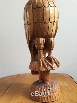Hand Carved Wood Eagle BEAUTIFUL