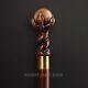 Hand Carved Wooden Walking Stick Eagle Foot Handle Walking Cane Christmas Best