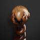 Hand Carved Wooden Walking Stick Eagle Foot Handle Walking Cane Christmas Great