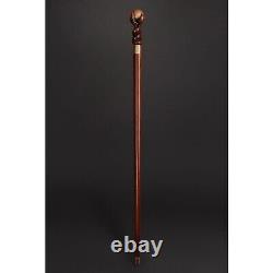 Hand Carved Wooden Walking Stick Eagle Foot Handle Walking Cane Christmas Great