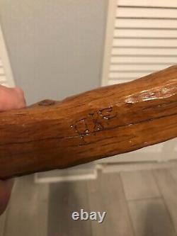 Hand carved Florida red cedar driftwood American Eagle walking stick 50 signed