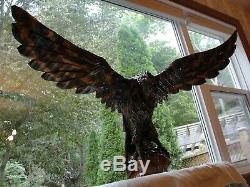 Hand-carved Polish Eagle Simply Stunning! Like New! Extra Large
