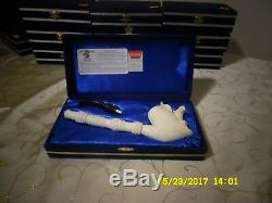 Hand carved meerschaum pipe US EAGLE