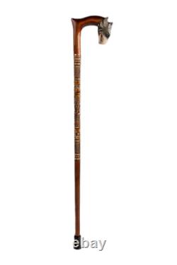 Hand carved walking stick Unique Eagle Head Handle walking cane stick 38