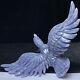 Handcarved Natural Crystal Quartz Mineral Specimen, Eagle, Carved. Stone Statue