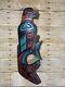 Herman Peter Eagle & Whale Signed Hand Carved Native Alaskan Wood Sculpture