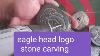 How To Carve Eagle Head Logo Stone Carving
