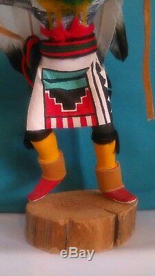 KACHINA Doll Collectible Hand Carved Wood Katsina Eagle Dancer Ceremony Figure