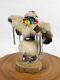 Kachina Eagle Collectible Hand Carved 10 Tall Navajo By F Charlie Native Vtg