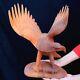 Large 15.5 Tall Hand Wooden Carved Eagle! Eagle08