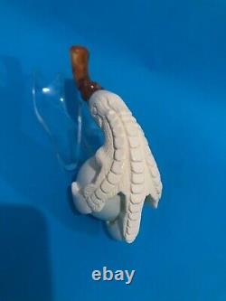 Large Eagle claw Meerschaum Pipe best hand carved smoking pfeife with case