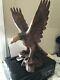 Large Stunning Hand Carved Majestic Wood Hard Plastic Eagle Statue America