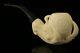 Lattice Eagle's Claw Hand Carved Block Meerschaum Pipe With Case 10632