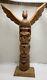 Lg 19 Nw Coast Totem Pole Hand Carved By Dave Williams Eagle Killer Whale Bird