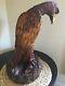 Life Sized Large Hand Carved Eagle By Artist Walter Furr