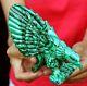 Museum 6.5 Eagle Natural Malachite Hand Carving! Sc162