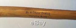 Native American Indian Signed Handcarved Eagle Walking Stick Mickey Irish