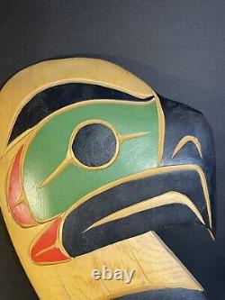Native Carving First Nations Artist David Louis 11 Eagle 1993 + Unsigned One