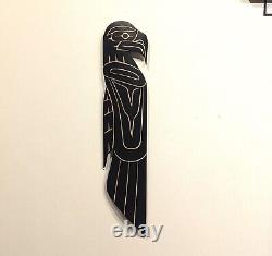 Native carving Indigenous Eagle 26 DAVID LOUIS signed Original Wall ART Native