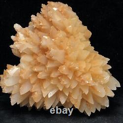 Natural Crystal Cluster Quartz Mineral Specimen Calcite Hand-carved Bald Eagle