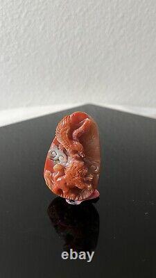 Natural Gemstone Hand-carved Pendant Exquisite Collectible Boutique Pendant E