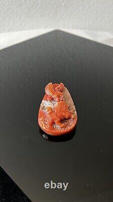 Natural Gemstone Hand-carved Pendant Exquisite Collectible Boutique Pendant E