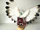 Navajo Eagle Dancer Kachina Hand Carved Cottonwood 18x16 Authentic Signed Vtg