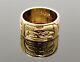 Northwest Coast 6.3gr 14k Gold Master Hand-carved Eagle Head Design Ring