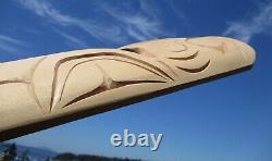 Northwest Coast First Nation hand carved cedar art EAGLE authentic native Art