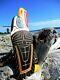 Northwest Coast First Nation Native Art Hand Carved Cedar 19 Bald Eagle, Signed