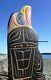 Northwest Coast First Nation Native Art Hand Carved Cedar Eagle, Signed Wall Art