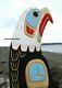 Northwest Coast First Nations Native Wall Art Hand Carved Cedar 25 Tall Eagle