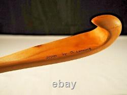 Odin Lonning hand painted eagle Tlingit wood carved spoon