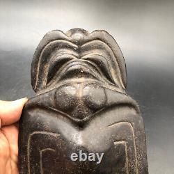 Old China HongShan culture Meteorite Iron Stone Hand-carved Eagle Statue #272