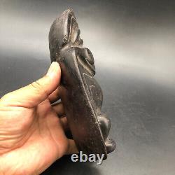 Old China HongShan culture Meteorite Iron Stone Hand-carved Eagle Statue #272