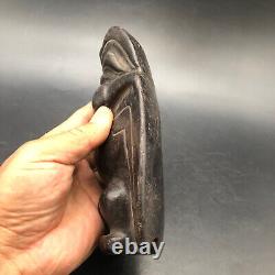 Old China HongShan culture Meteorite Iron Stone Hand-carved Eagle Statue #272