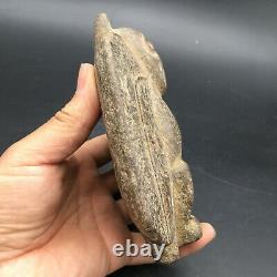 Old China Hongshan Culture Jade stone Hand-carved eagle Statue, #386