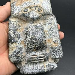 Old China Hongshan Culture Jade stone Hand-carved eagle Statue, #389